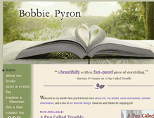 Tablet Screenshot of bobbiepyron.com